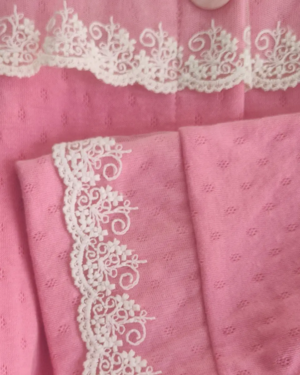 Robe de mulher em algodão com botões e cinto 5
