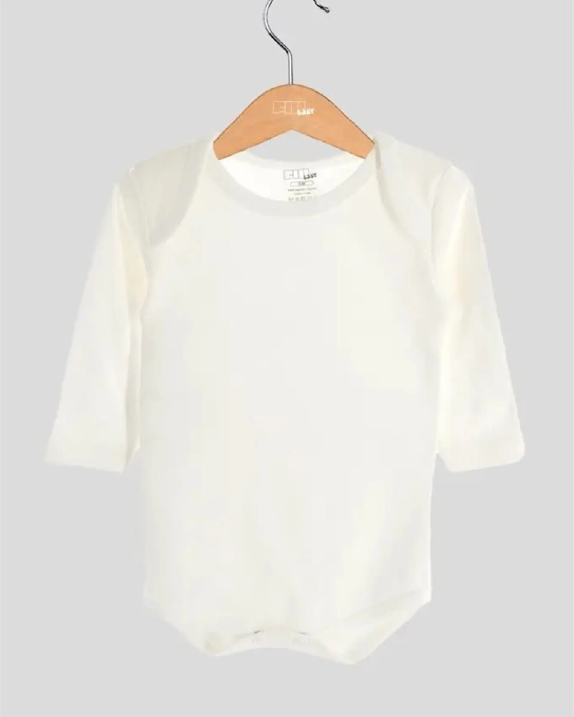 Body de bebé em algodão sem carda - tamanho 1 mês (51-55 cm) 3