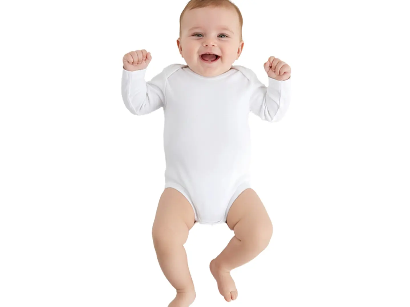 Body de bebé em algodão sem carda - tamanho 12 meses (73-78 cm) 1