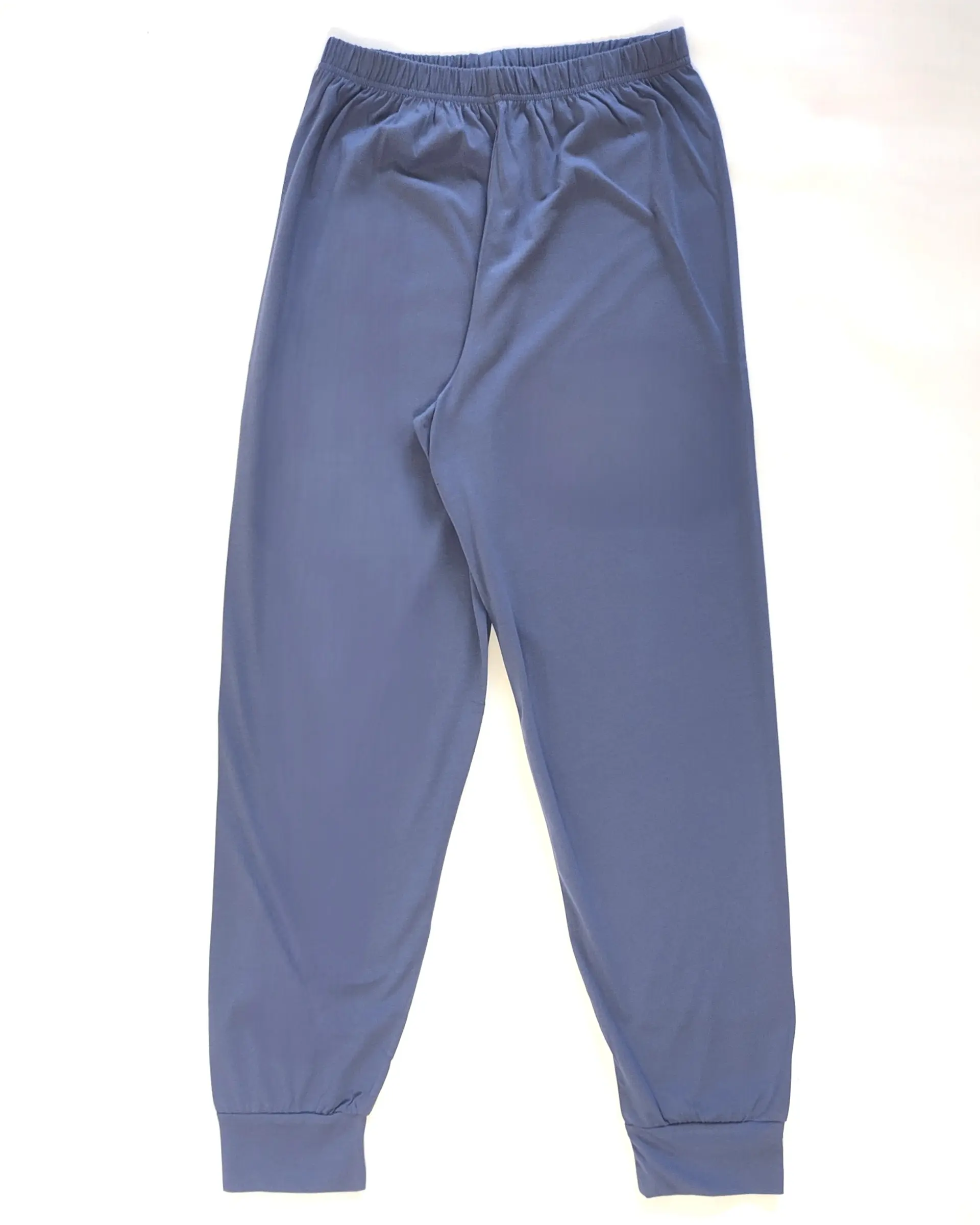 Pijama de homem em algodão - azul indigo 5