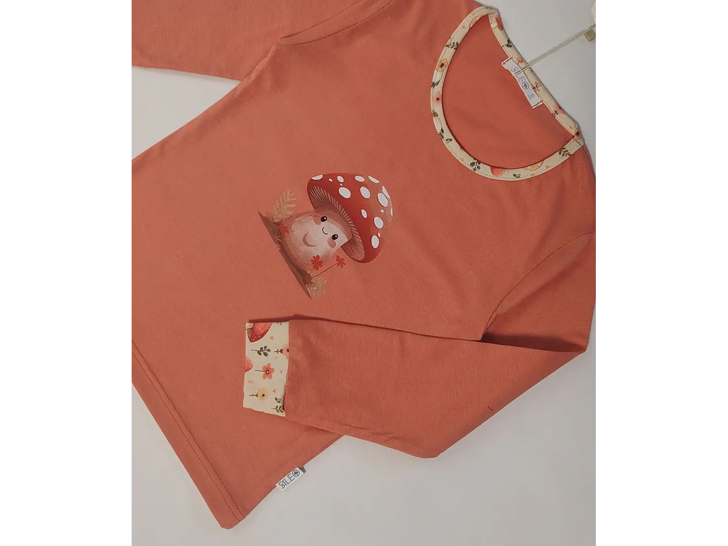 Pijama de menina em algodão - cogumelo 5