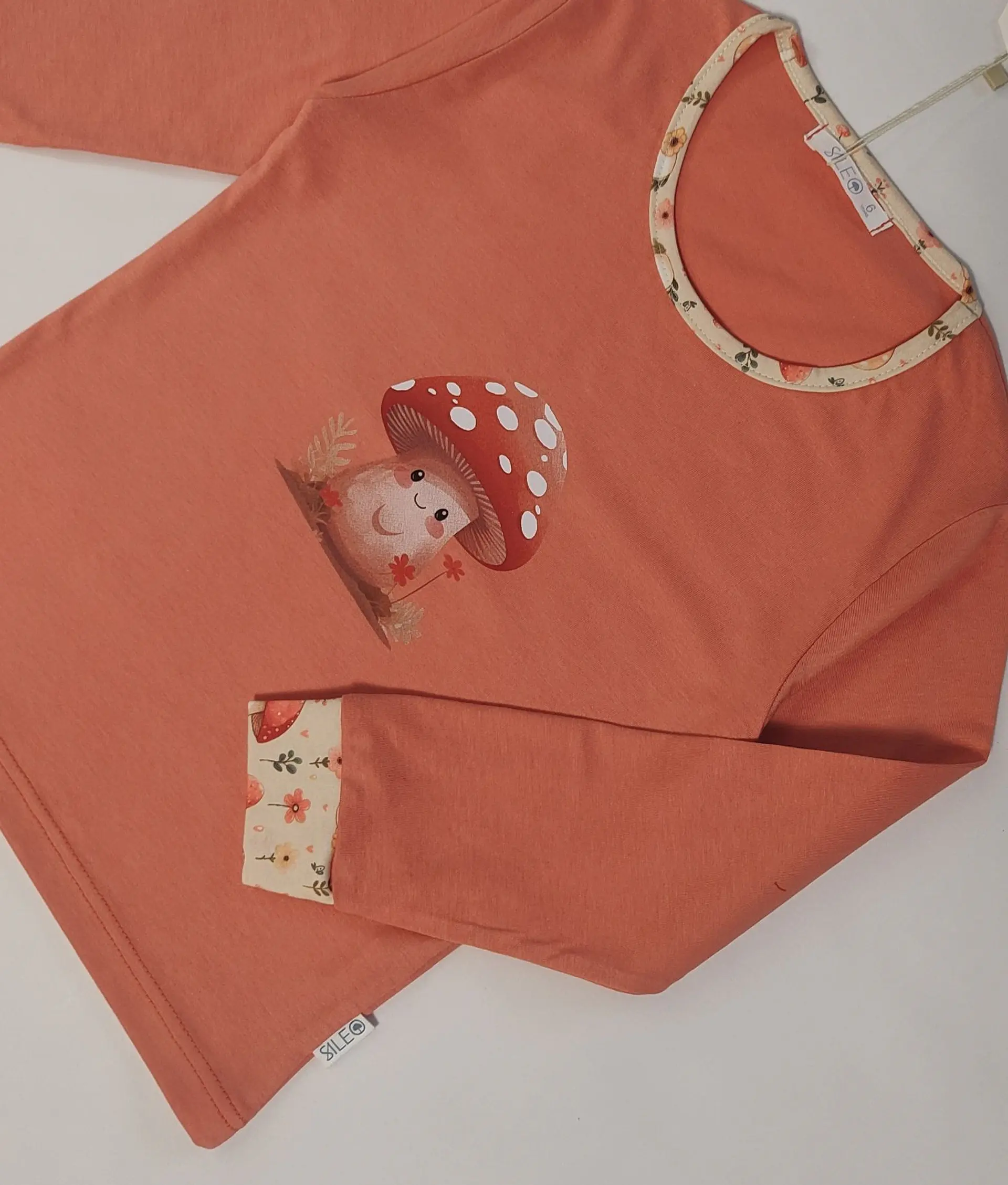 Pijama de menina em algodão - cogumelo 5