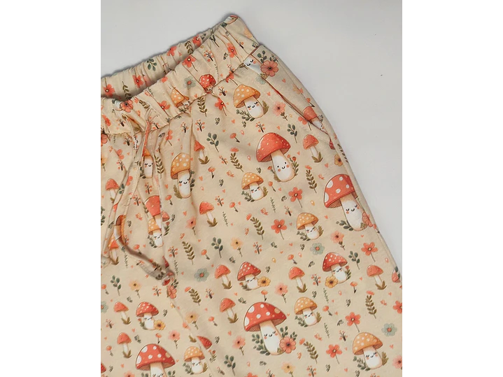 Pijama de menina em algodão - cogumelo 7