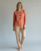 Pijama de Mulher em Algodão com Estampado de Cogumelos  - Thumbnail 2