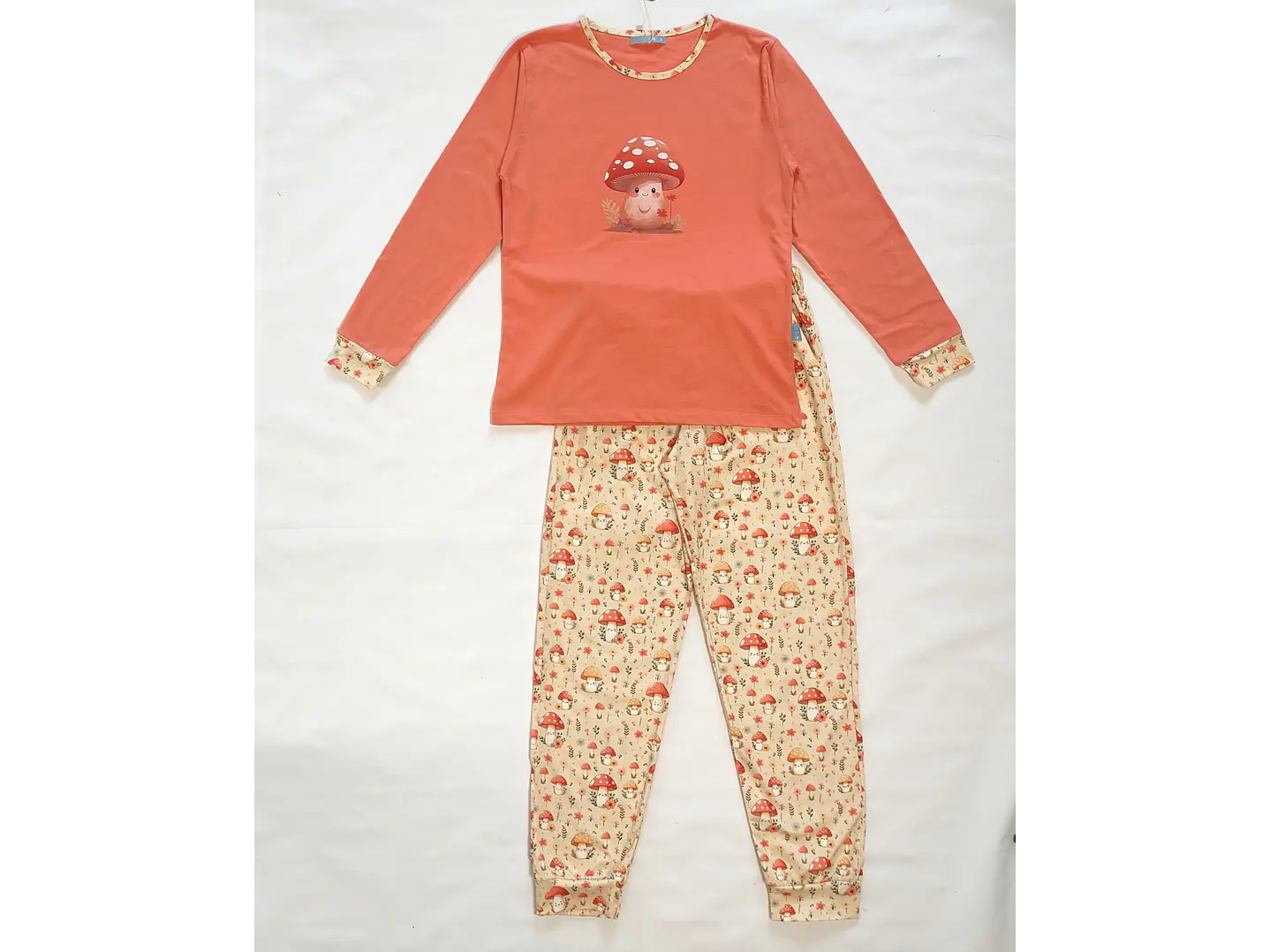 Pijama de Mulher em Algodão com Estampado de Cogumelos  7