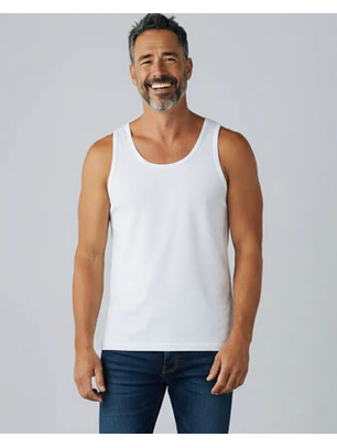 Camisola de interior de homem de ombreira 