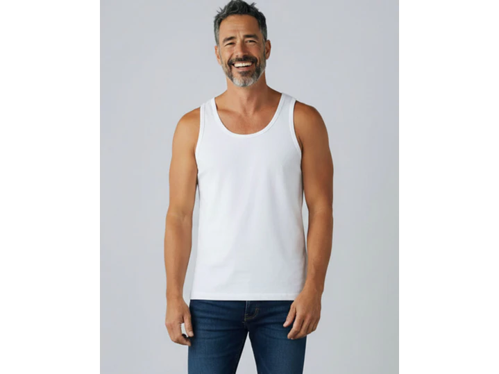 Camisola de interior de homem de ombreira  1