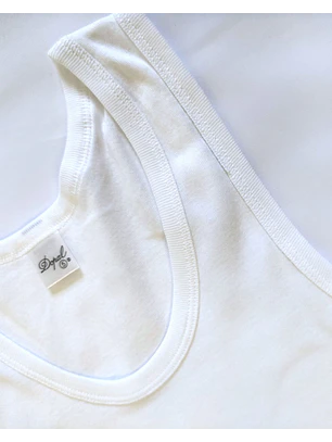 Camisola de interior de homem de ombreira 