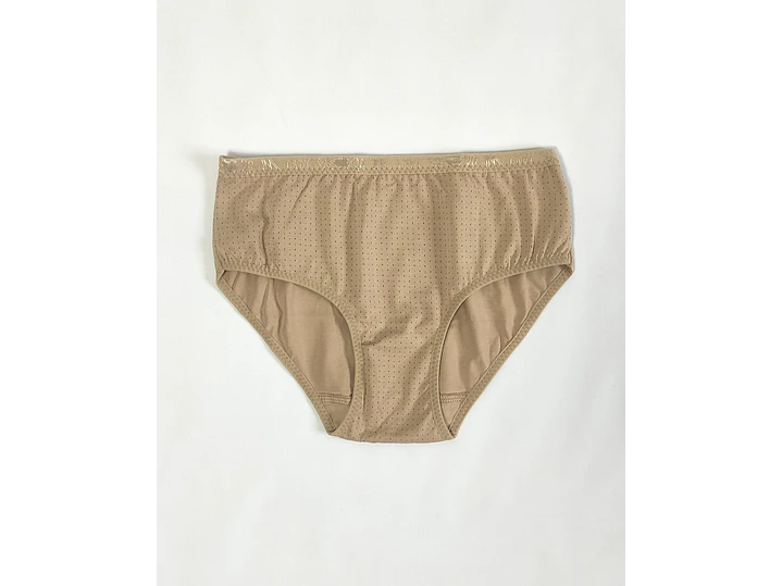 Cueca em algodão estampado em pintinhas- Pack de 4 1