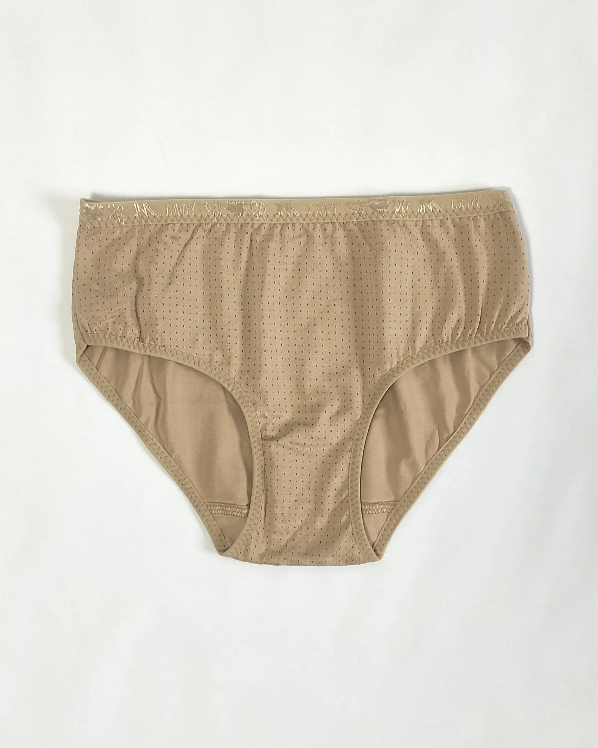Cueca em algodão estampado em pintinhas- Pack de 4 1