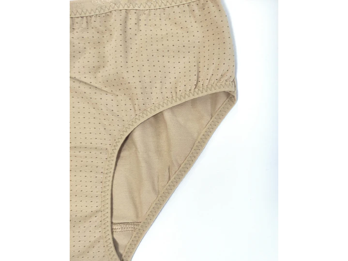 Cueca em algodão estampado em pintinhas- Pack de 4 4