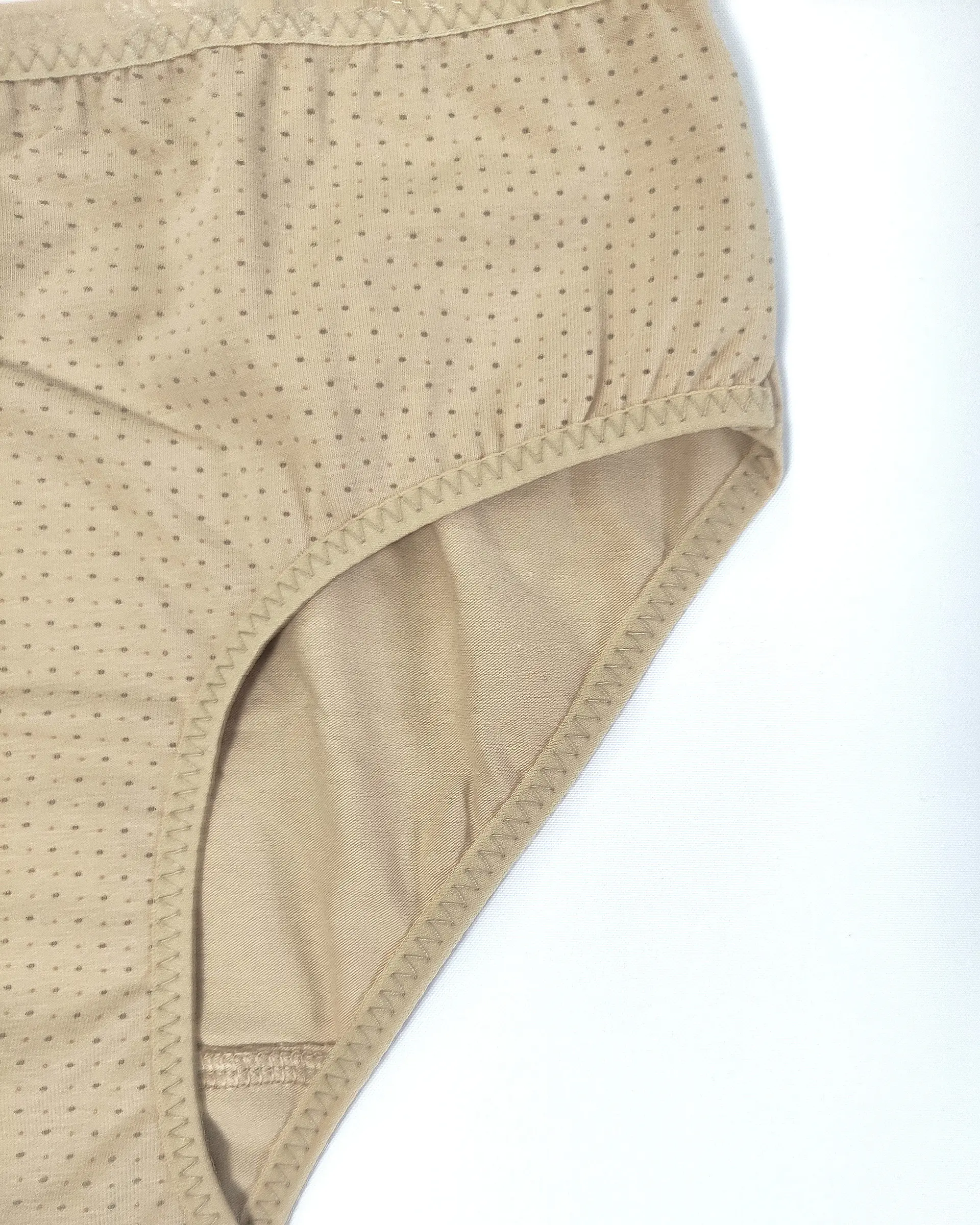 Cueca em algodão estampado em pintinhas- Pack de 4 4