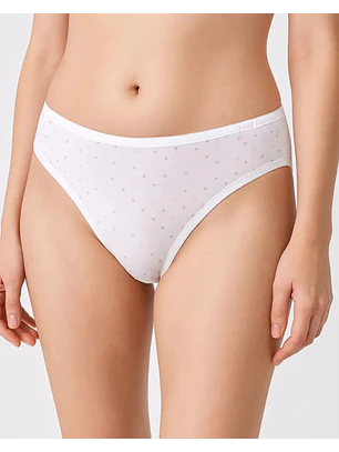 Bikini de algodão estampado 