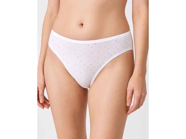 Bikini de algodão estampado 