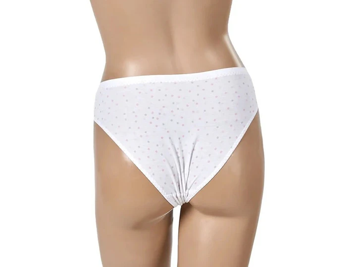 Bikini de algodão estampado 