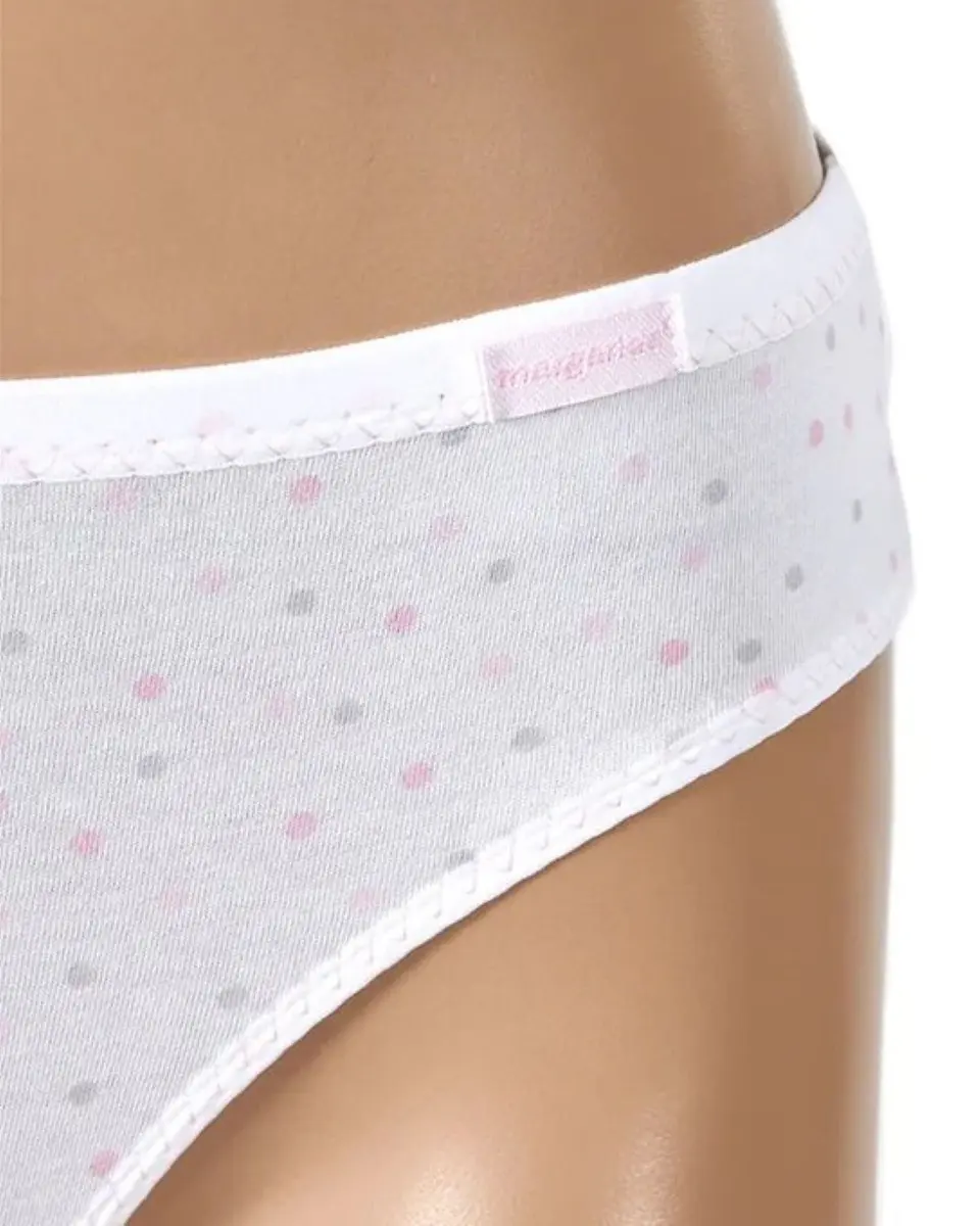 Bikini de algodão estampado 