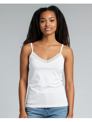 Camisola de interior de mulher com alça