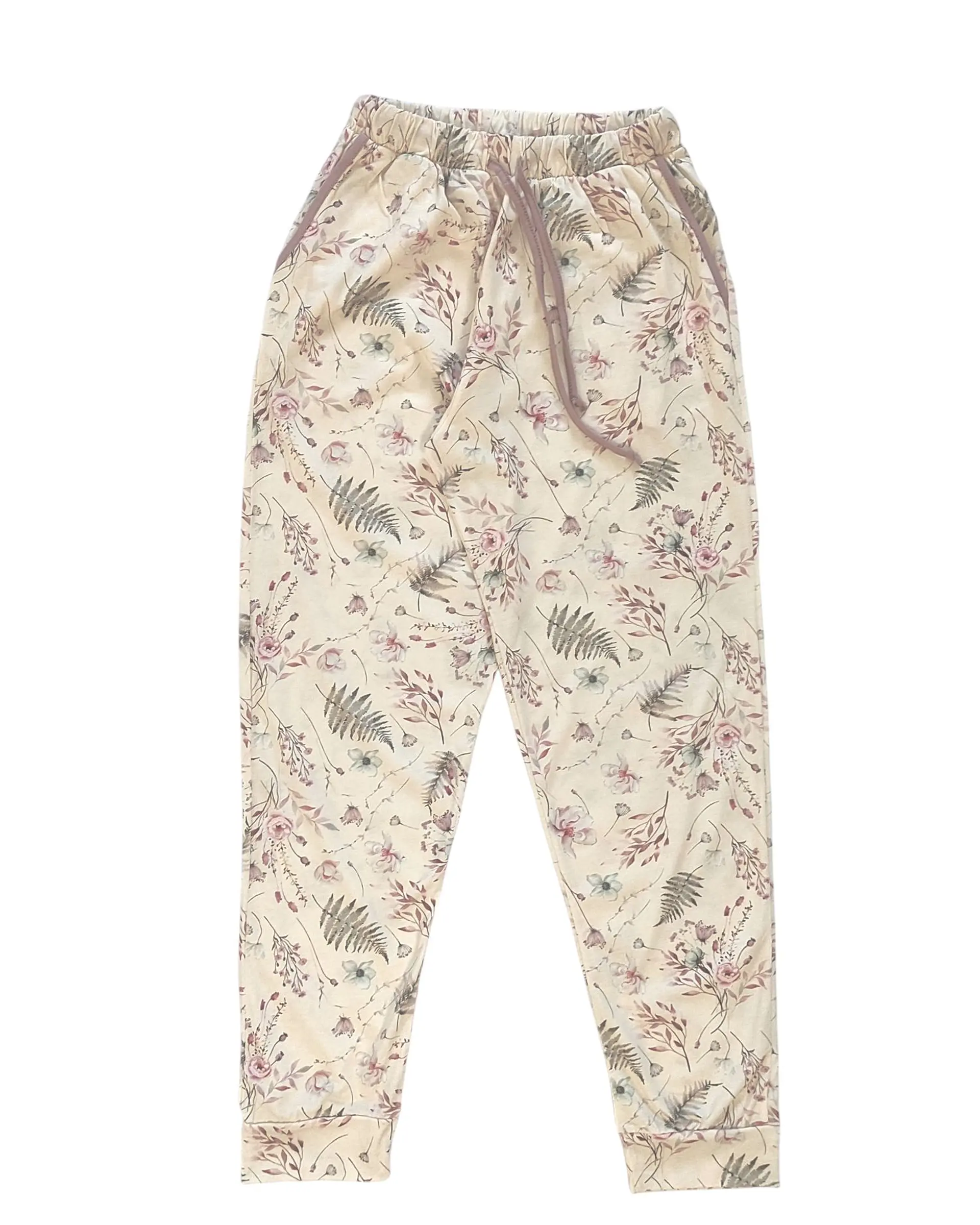 Pijama de Mulher Algodão Manga Comprida “Dreams Never Ends” com Calça Floral 8