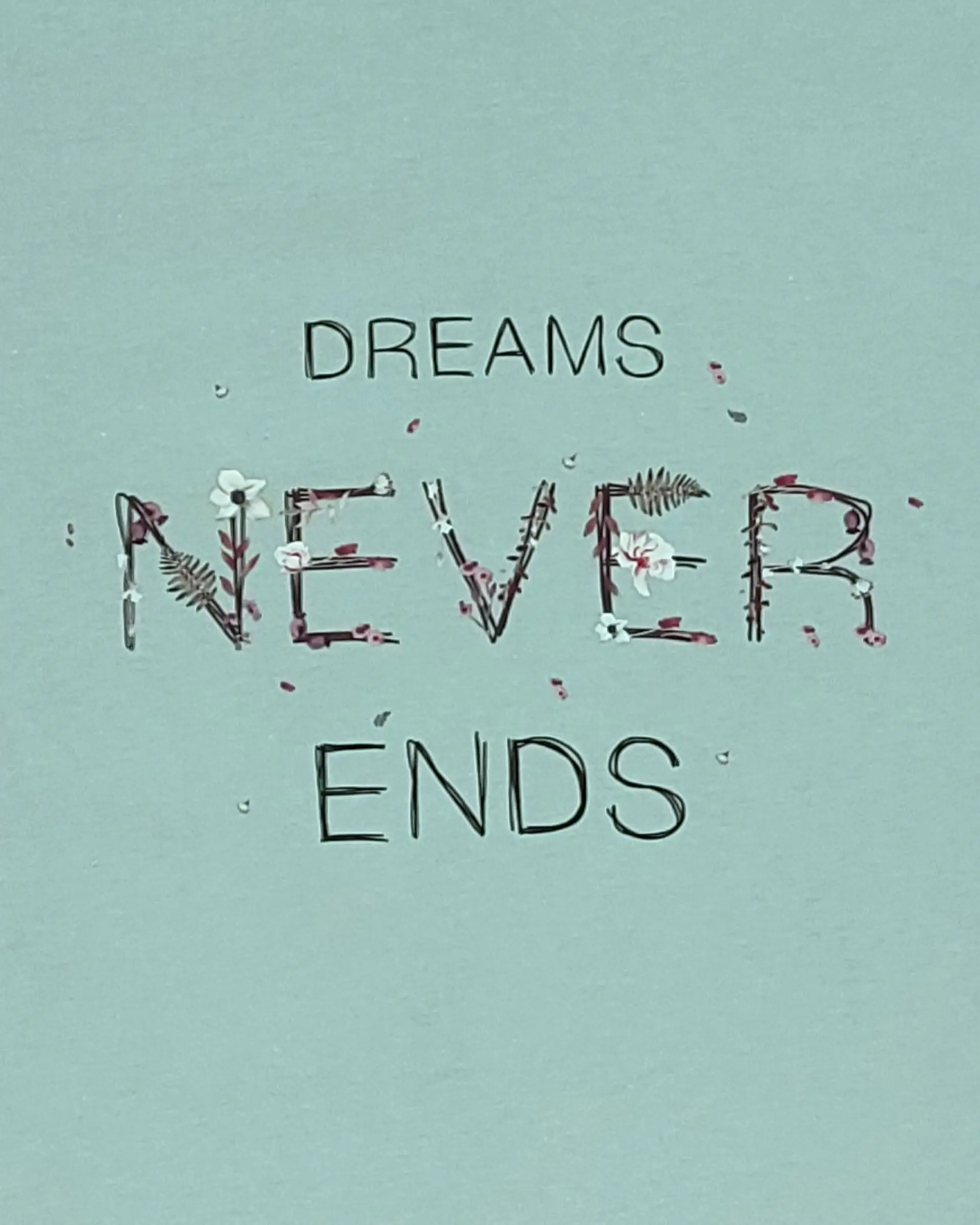 Pijama de Mulher Algodão Manga Curta “Dreams Never Ends” com Calção Floral 5