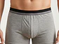 Boxer Homem Algodão Liso – Sem Costuras Atrás e Cintura Confortável-Pack de 3 - Thumbnail 1