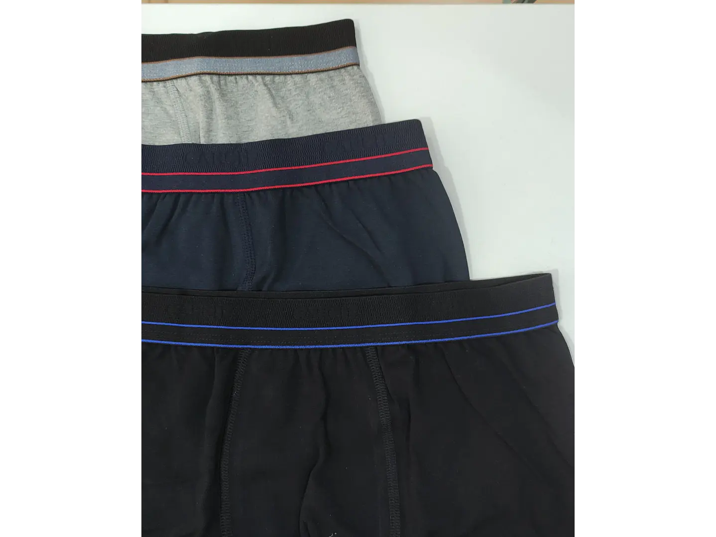 Boxer Homem Algodão Liso – Sem Costuras Atrás e Cintura Confortável-Pack de 3 2