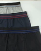 Boxer Homem Algodão Liso – Sem Costuras Atrás e Cintura Confortável-Pack de 3 - Thumbnail 2
