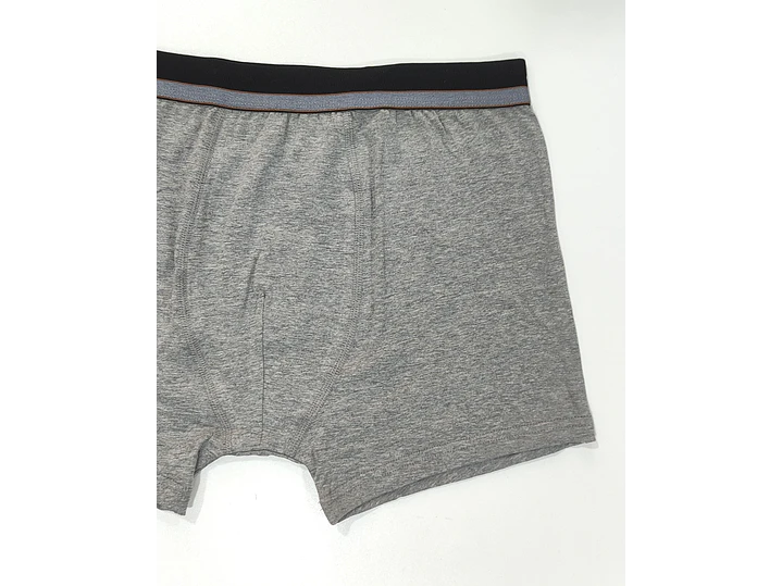 Boxer Homem Algodão Liso – Sem Costuras Atrás e Cintura Confortável-Pack de 3 3