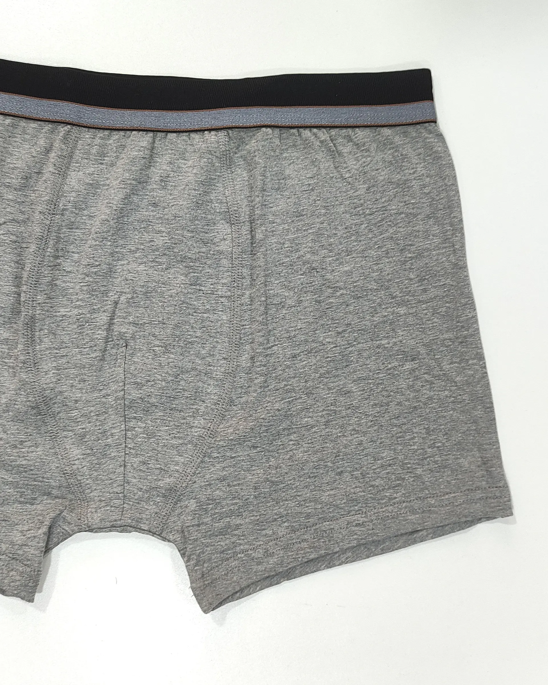 Boxer Homem Algodão Liso – Sem Costuras Atrás e Cintura Confortável-Pack de 3 3