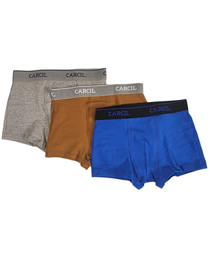 Boxers Algodão Menino Pack 3