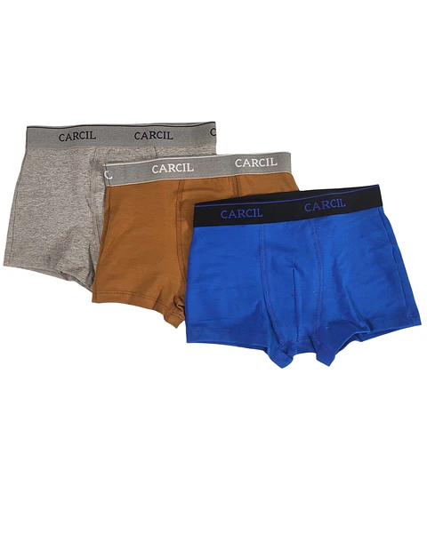 Boxers Algodão Menino Pack 3