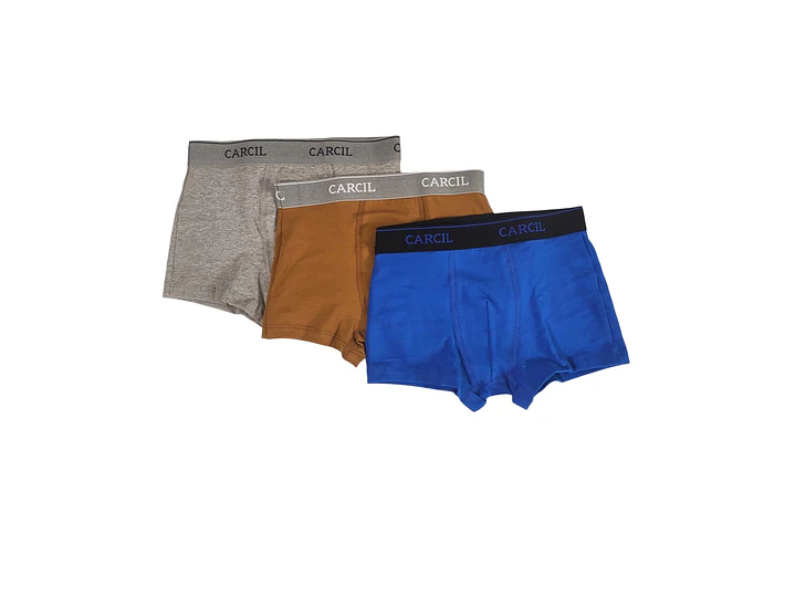 Boxers Algodão Menino Pack 3 1