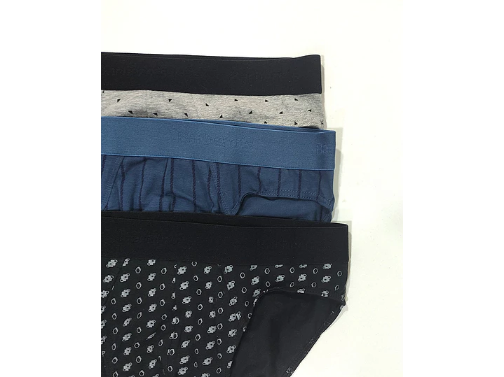 Bikini de homem estampado - pack de 3 2