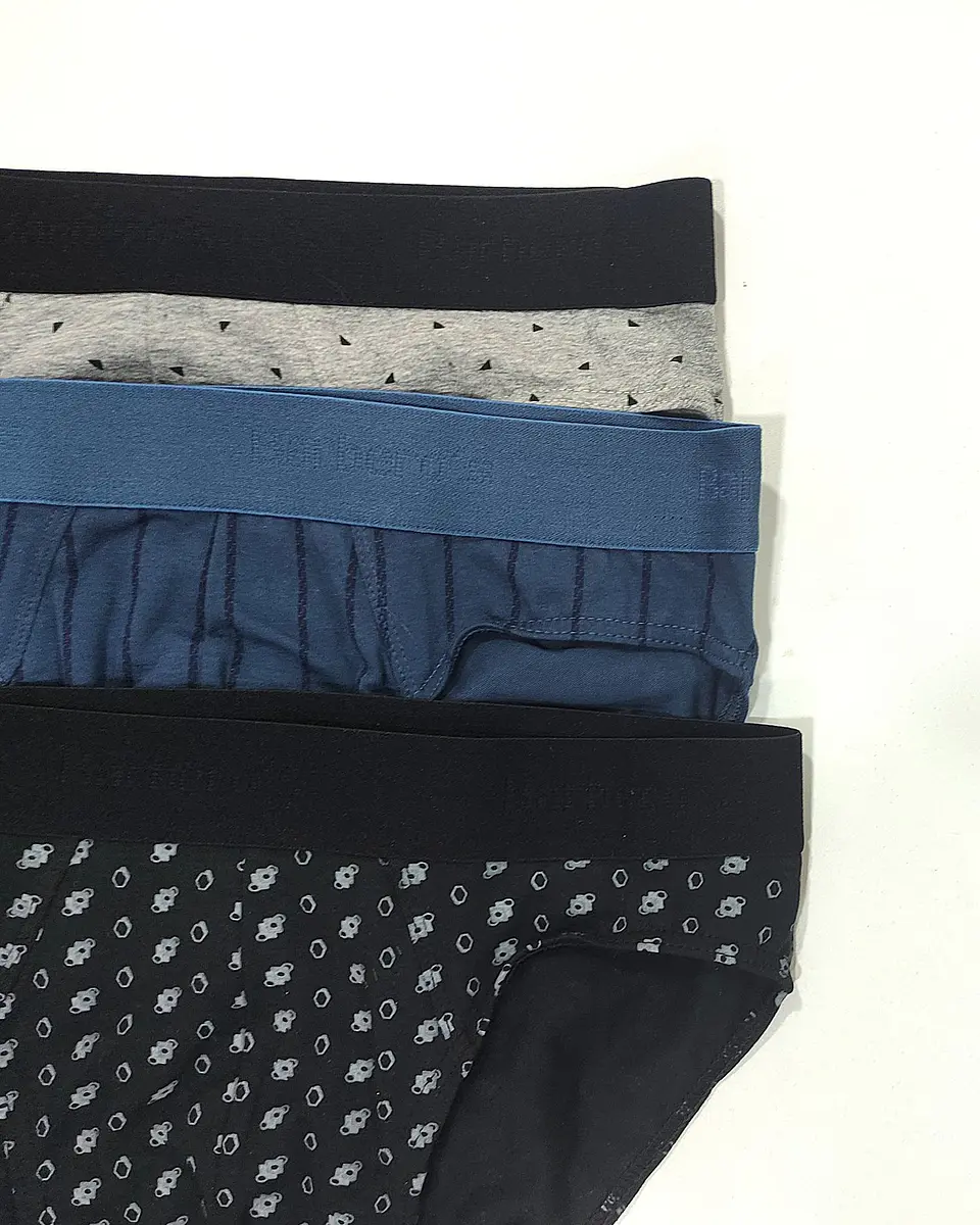 Bikini de homem estampado - pack de 3 2