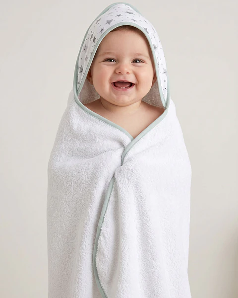 Toalha de banho em algodão "estrelinhas"