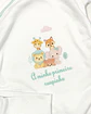Conjunto 1.ª Roupinha para Bebé em Veludo Estampado com Animais - Thumbnail 4