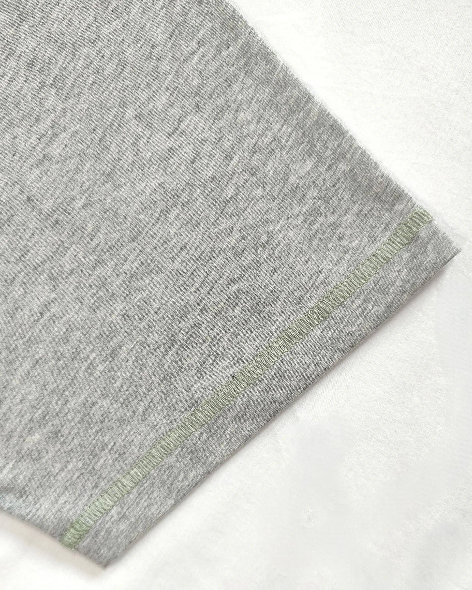 Camisa de dormir em algodão com abertura frontal - Cinza 3