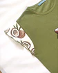 Pijama Feminino em Algodão Verde com Calção Estampado de Cocos  - Thumbnail 6