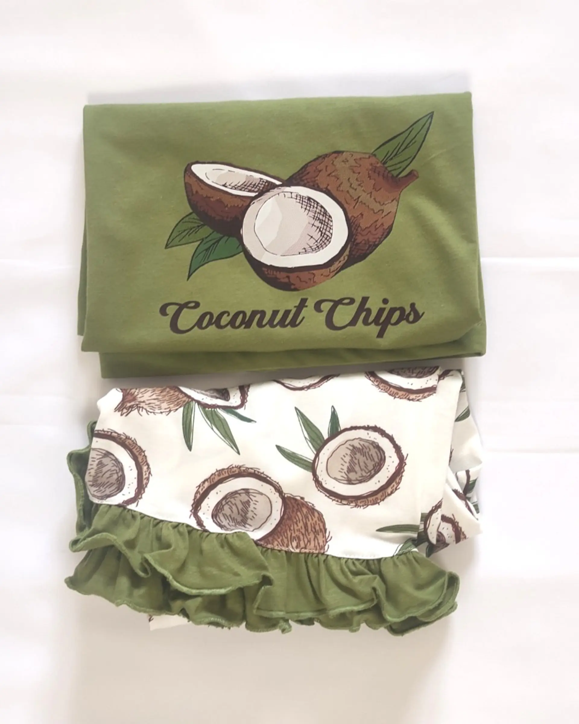 Pijama Feminino em Algodão Verde com Calção Estampado de Cocos  8