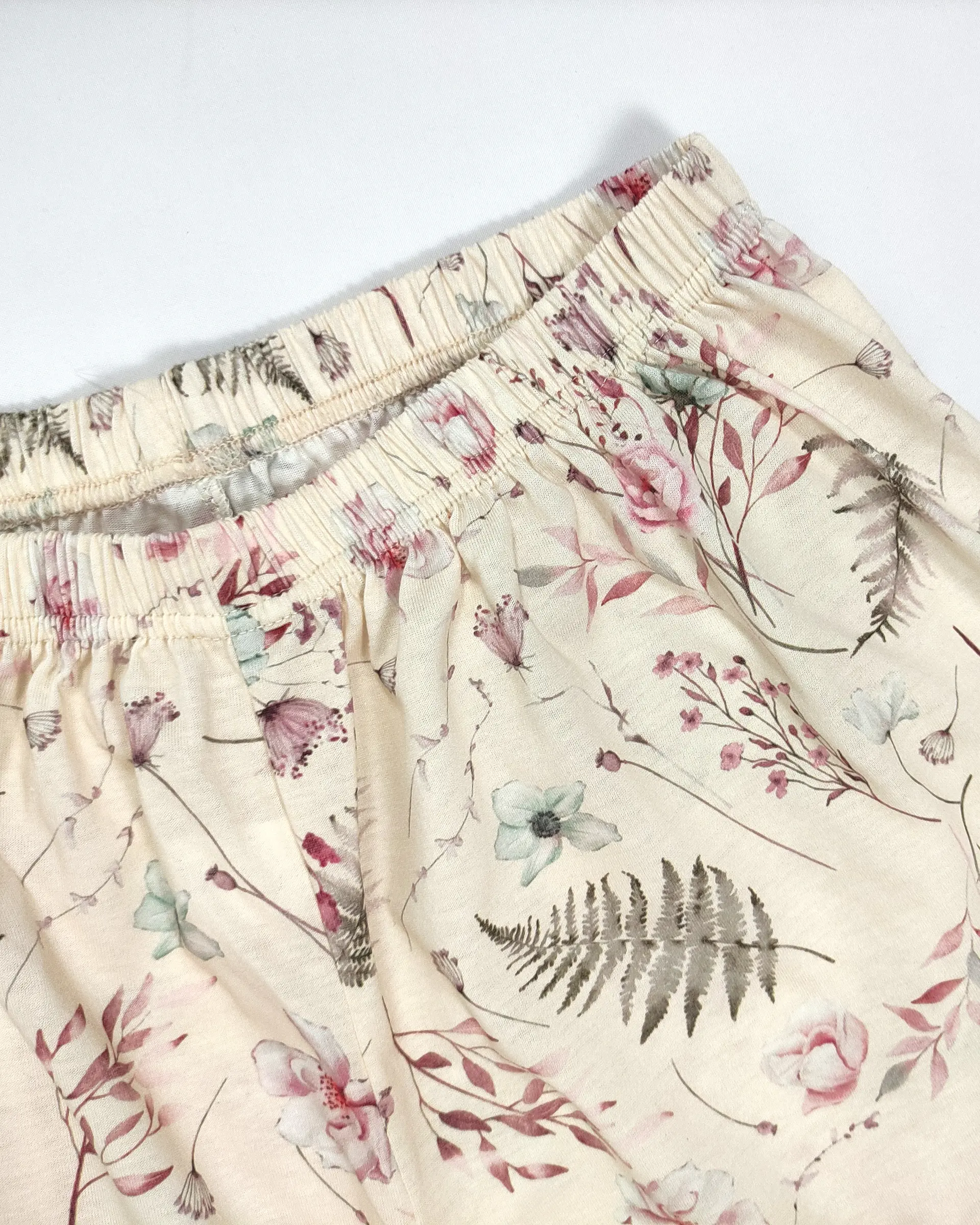 Pijama de Mulher com Alças e Calções Florais - Azul 6