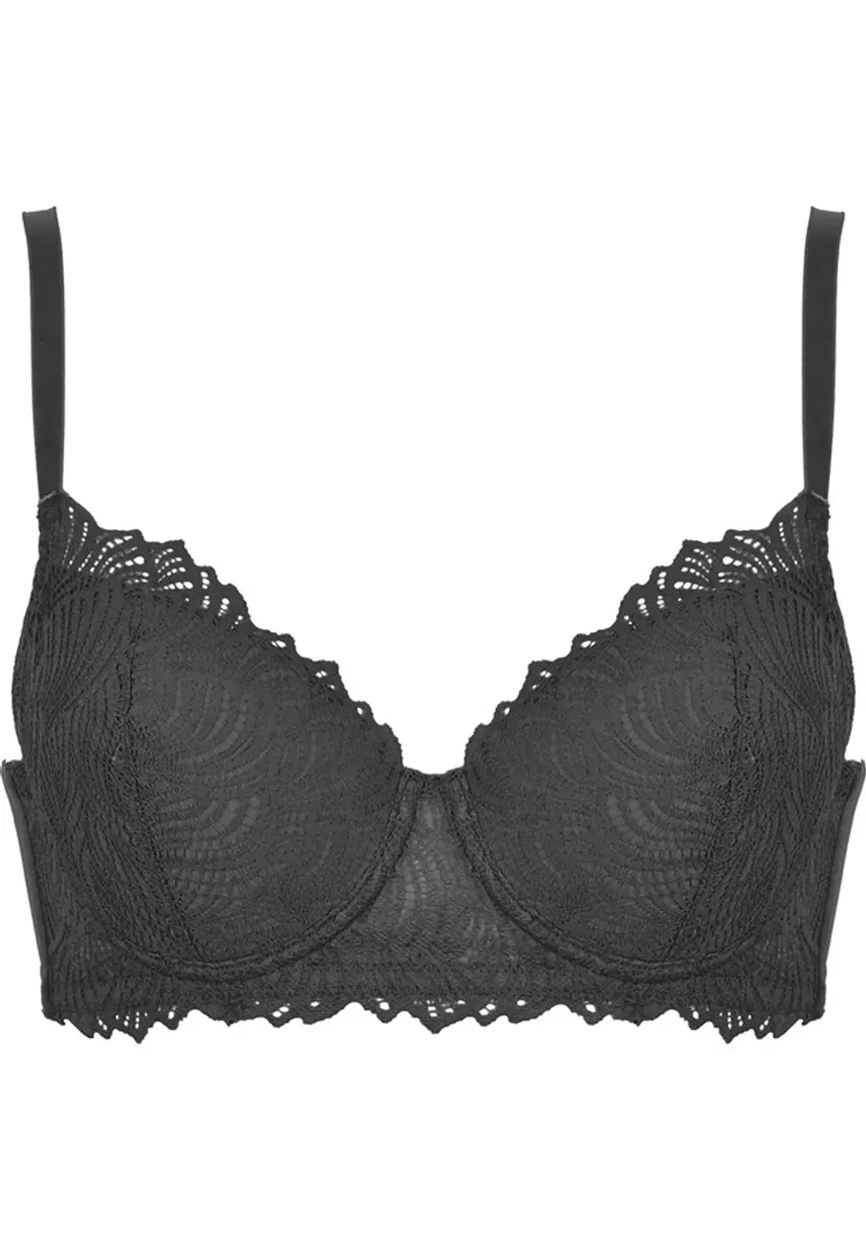 Soutien Copa E com Renda Naturana - Preto 1