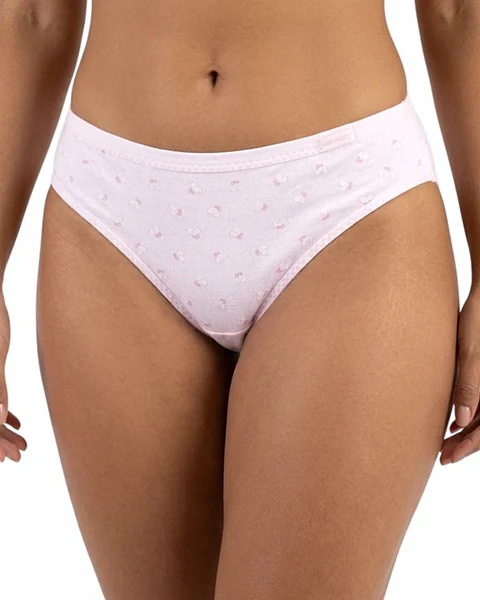 Bikini de algodão estampado abelhas marca Margarida - pack de 4