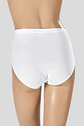 Cueca alta básica em algodão - Pack de 4 Cor Branco - Thumbnail 3
