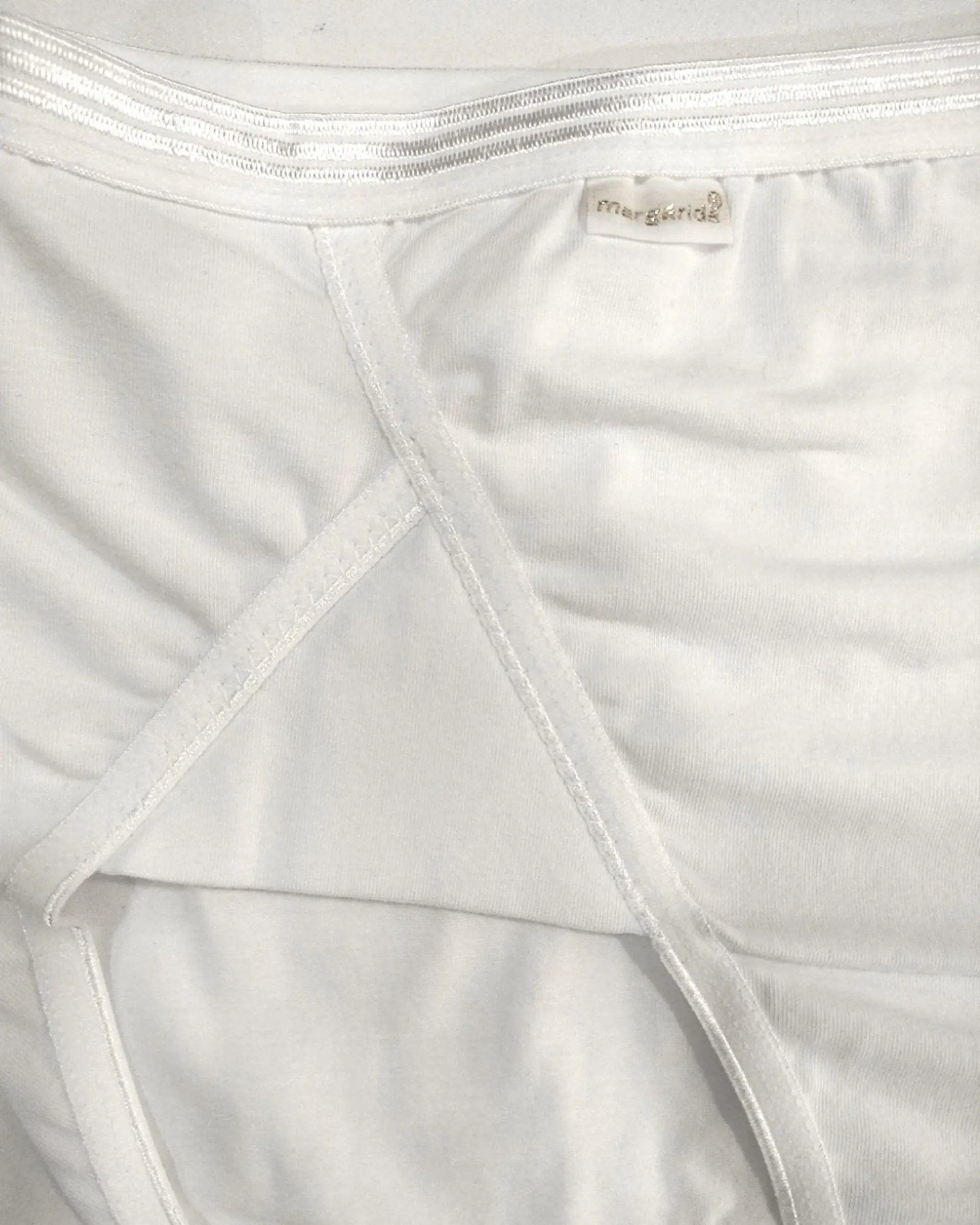 Cueca alta básica em algodão - Pack de 4 Cor Branco 4