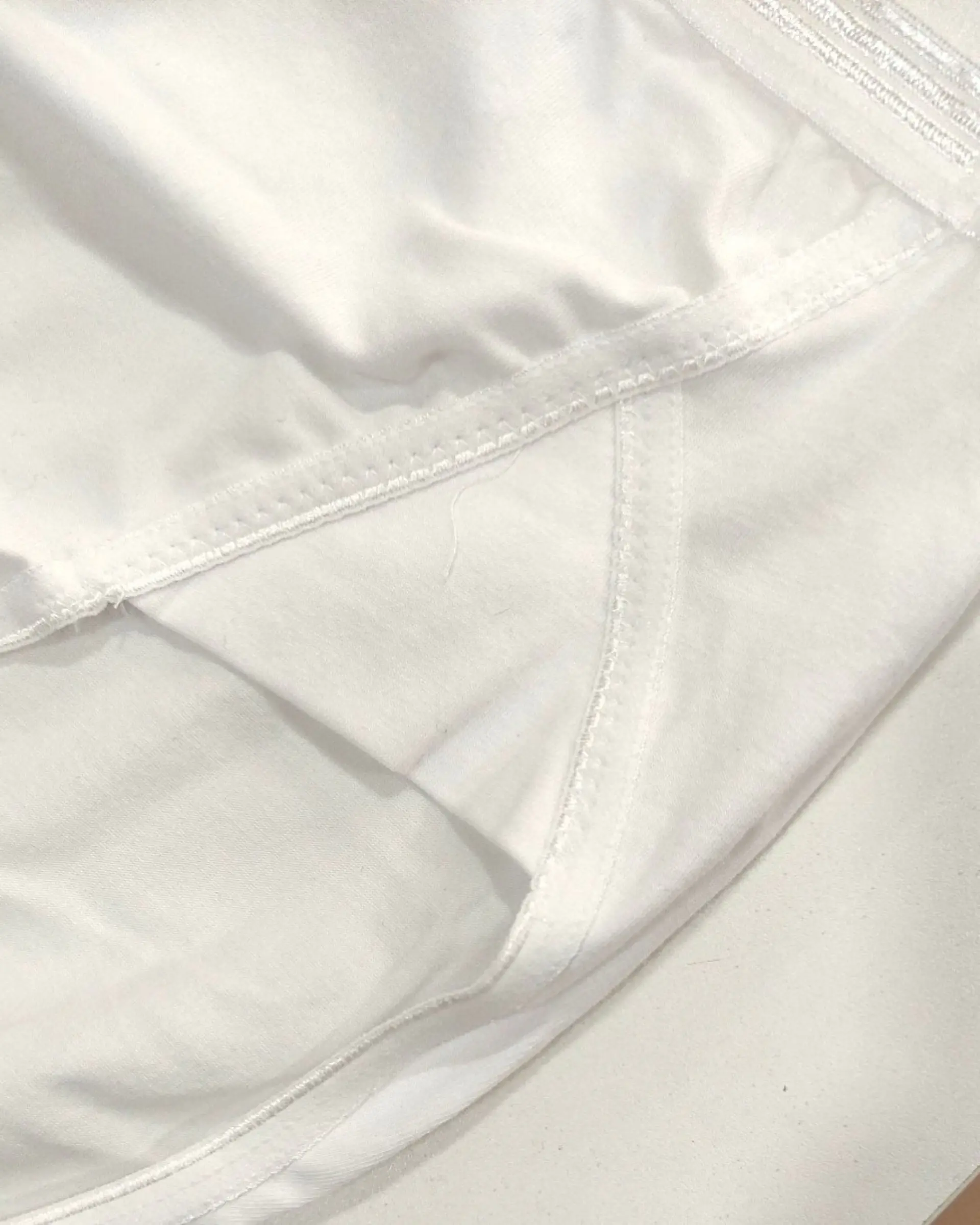 Cueca alta básica em algodão - Pack de 4 Cor Branco 5