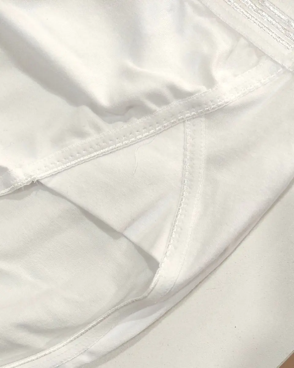 Cueca alta básica em algodão - Pack de 4 Cor Branco 5
