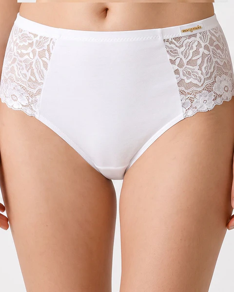Cueca em algodão com renda - Pack de 3