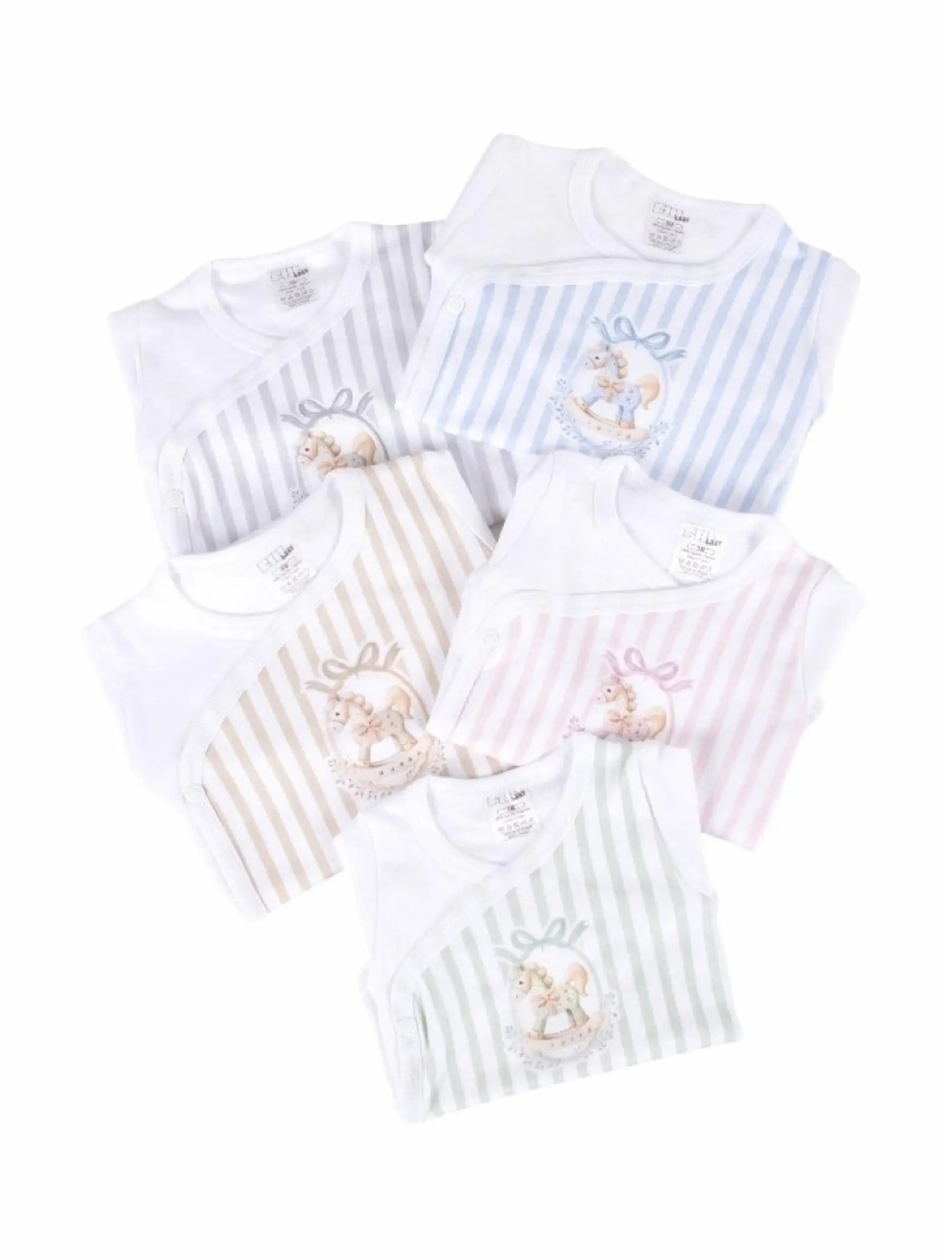 Conjunto de 5 peças em algodão 