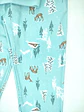 Pijama de mulher em algodão com calças estampadas - Thumbnail 4