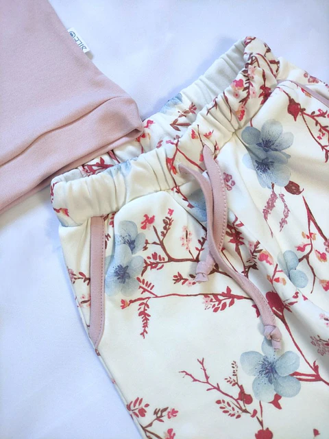 Pijama de menina 100% algodão (com carda) - Esquilo 