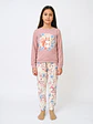 Pijama de menina 100% algodão (com carda) - Esquilo  - Thumbnail 1